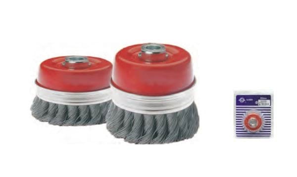 Escova Aço c/ Rosca T/ Vaso Arame Retorcido CARV-R M14 80mm (bls) MacFer 026.0015