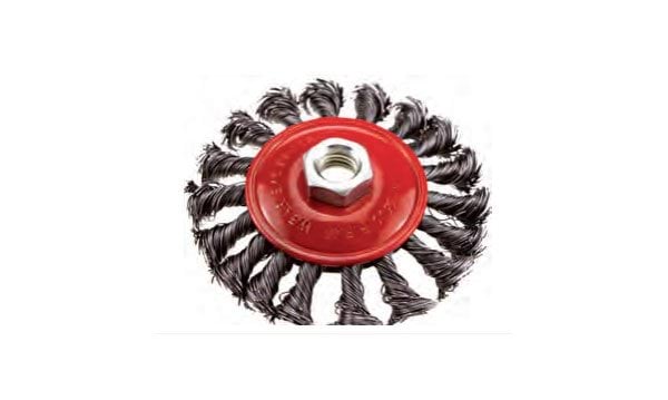 Escova Aço C/ Rosca Circular R Arame Retorcido CARC-R M14 125mm (bls) MacFer 026.0053