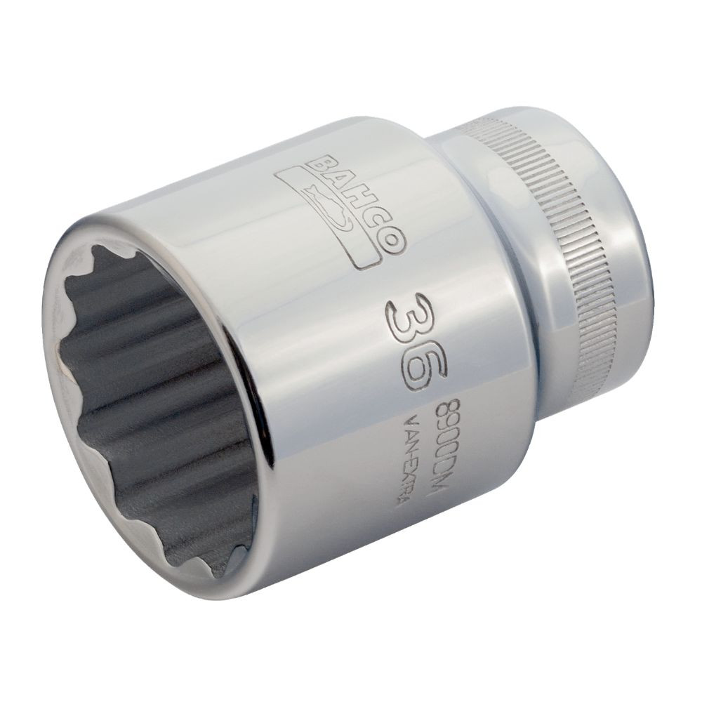 Bahco Soquetes de 3/4" de Secção Quadrada com Perfil Bi-Hex 52mm - 8900DM-52 