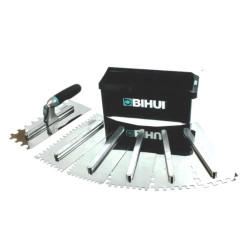 Conjunto de 6 Espátulas Dentadas em Aço Inox BIHUI PTSJG8