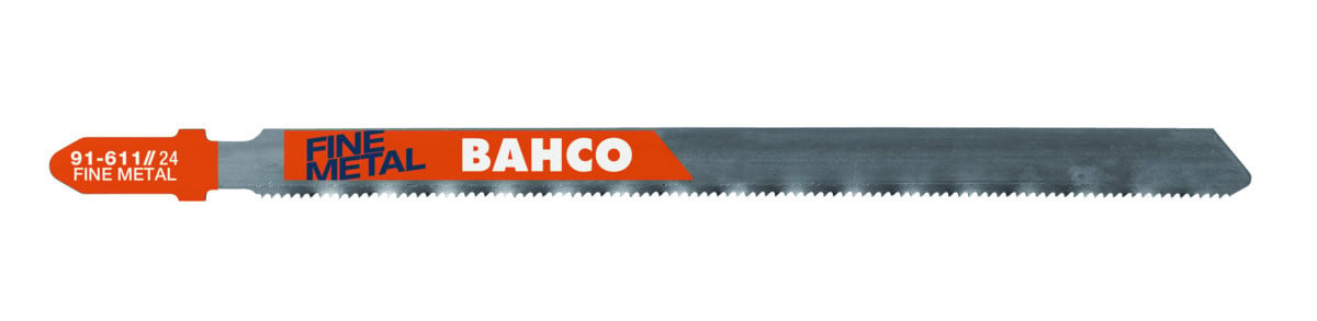 1-corte 25 TPI Haste EURO, Aço carbono.  apropriado para metal 132 mm Bahco 91-611-5P
