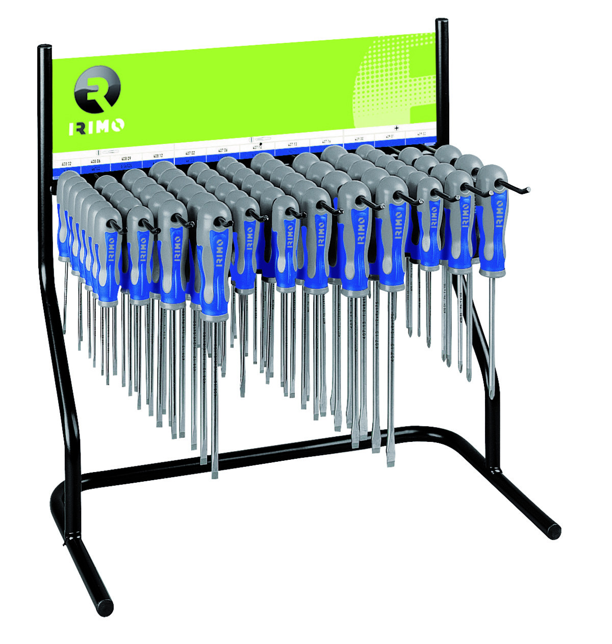 Expositor para conjuntos de chaves de parafusos com 83 pcs Irimo 910-83DISP