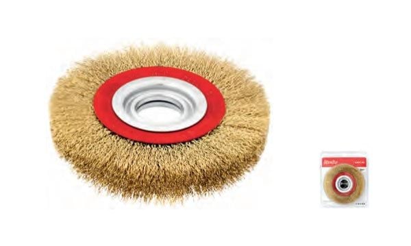 Catrabucha Aço c/ Furo Circ. Arame Ond. Latonado  CAFC-OL 32,0x175mm (bls) MacFer 026.0073