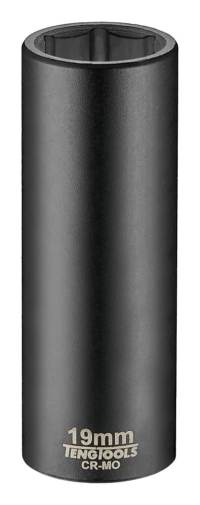 Chave de soquete de impacto de 1/2" ANSI métrica 22 mm Tengtools 920622AN