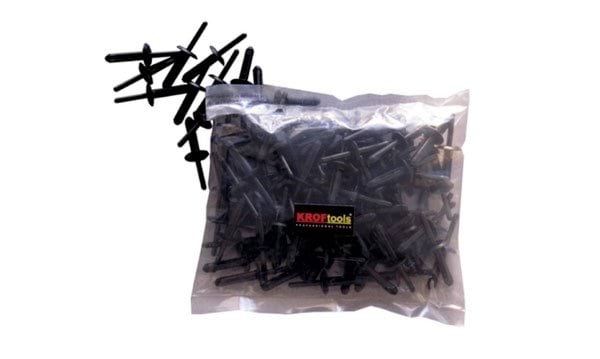 Rebites de Plástico 5.0 – 6.3mm 100 Uni Kroftools