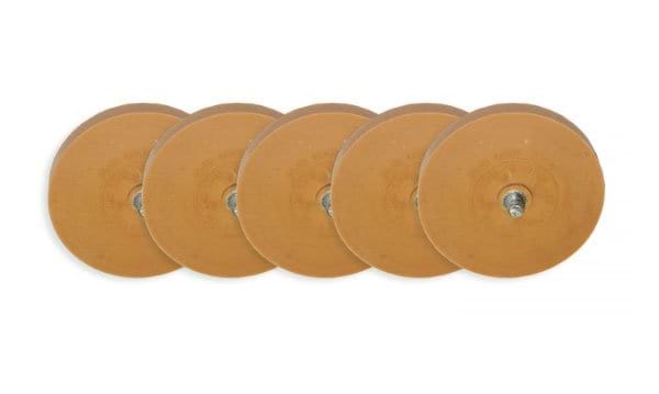 Disco de Borracha para Adesivos 90mm 5 Uni Kroftools 5391