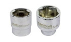 Chave de Caixa 3/8" 22mm Curta Hexagonal Kroftools 130622