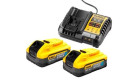 Pack de 2 baterias POWERSTACK XR 18V 5Ah Li-Ion DeWalt DCB1104H2-QW