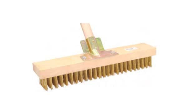 Escova Estrada Aço c/ Cabo Madeira EEAM 360mm 