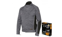 Casaco de proteção ISSA STRETCH Cinzento Industrial Starter 8845B