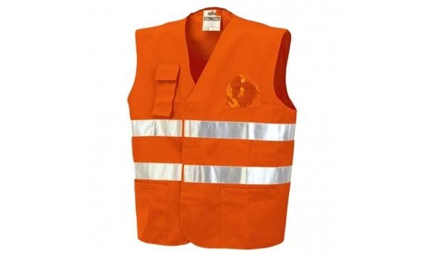 Colete Laranja com bolso Industrial Starter 01250