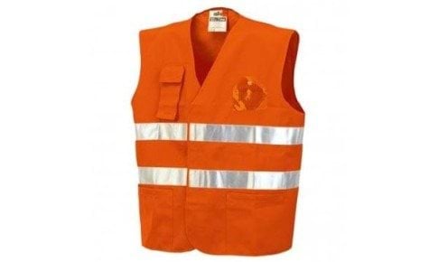 Colete Laranja com bolso Industrial Starter L