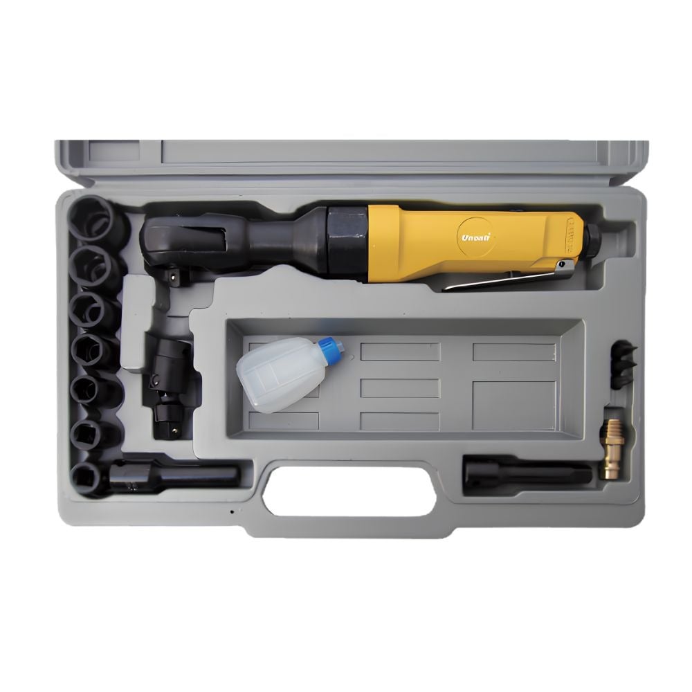 Kit Roquete Pneumático 1/2" 17Pcs Unoair R-02K