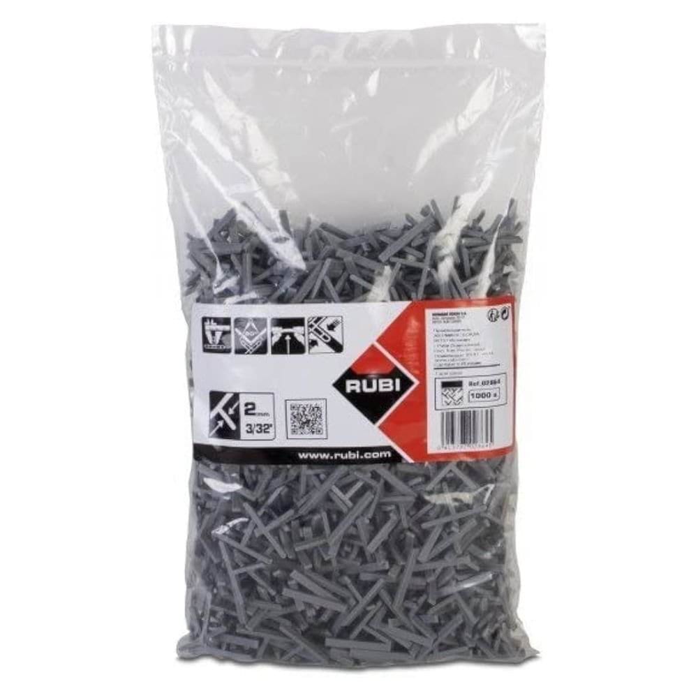 “T” p/ Juntas 2 mm. (B-1000 un.) Rubi 2864