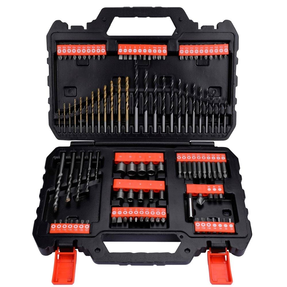 Conjunto 109 Pcs P/ Furar e Aparafusar Black Decker A7200-XJ