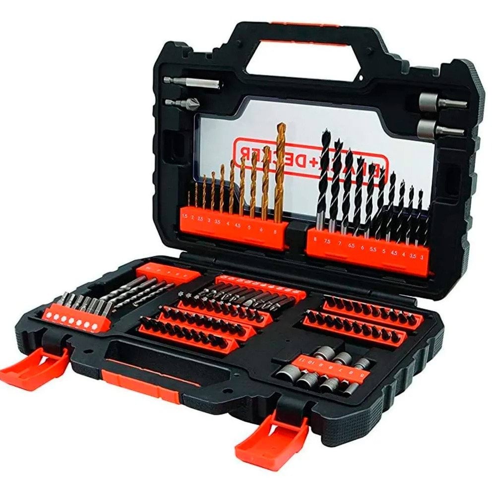 Conjunto 104 Pcs P/ Furar e Aparafusar Black Decker A7230-XJ