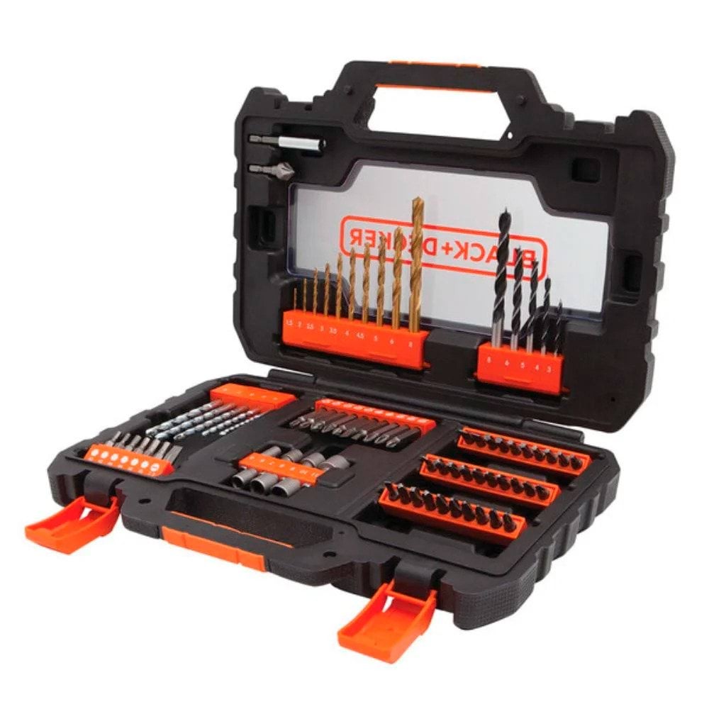 Conjunto 76 Peças P/ Furar e Aparafusar Black Decker A7231-XJ