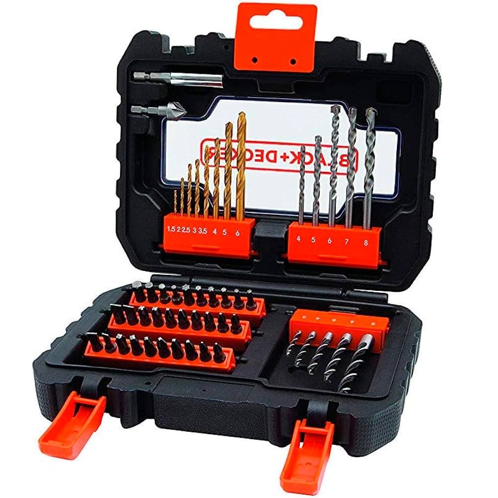 Conjunto 50 Pcs P/ Furar e Aparafusar Black Decker A7232-XJ