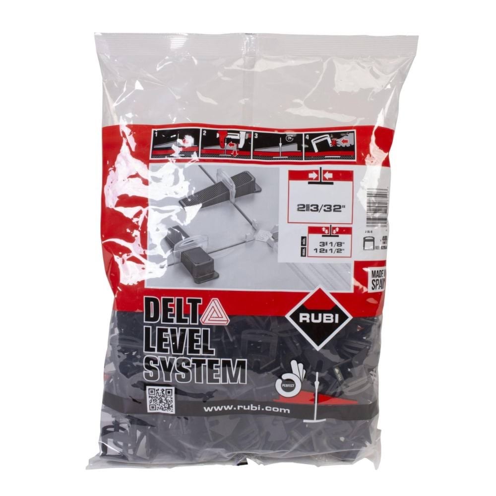 Abraçadeira p/ Kit Delta Nivelamento 3-12mm 2mm Delta Level System (B-400 Un) Rubi 2854