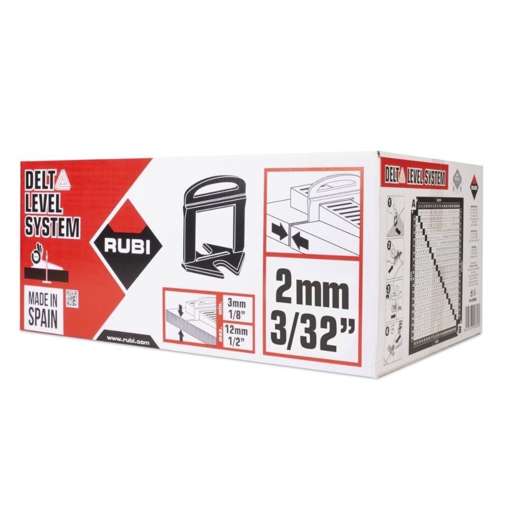 Abraçadeira p/ Kit Delta Nivelamento 3-12mm 2mm Delta Level System (C-2400 un) Rubi 2856