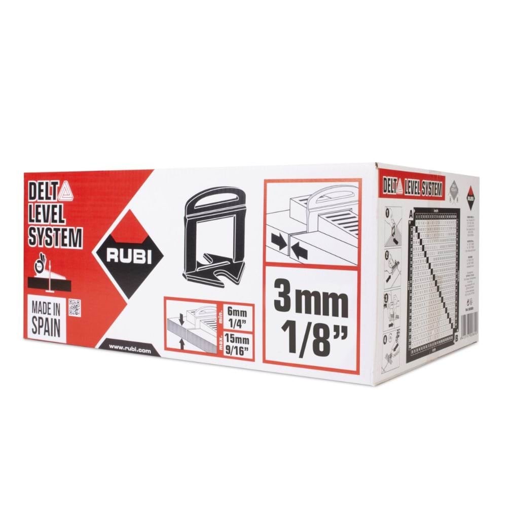 Abraçadeira p/ Kit Delta Nivelamento 6-15mm 3mm Delta Level System (C-2400 un) Rubi 2869
