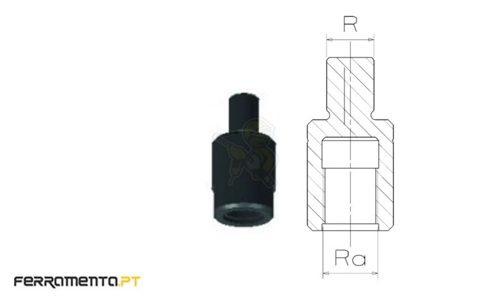 Adaptador 1/2" M10 Forza 2525