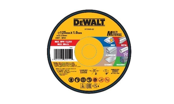 Disco multi-materais 115mm Dewalt DT20595-QZ