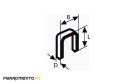 Agrafo estreito tipo 55 resinado 16mm Bosch 1609200372