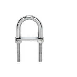 Alça em " U " inox AISI316 6001 M8x100 Macfer 035.0306