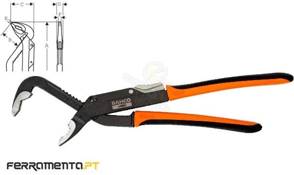 Alicate Bomba de Água 6-45 mm Bahco 8223IP