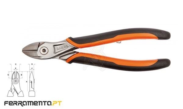 Alicate Corte Lateral 180mm Bahco 2101G-180IP