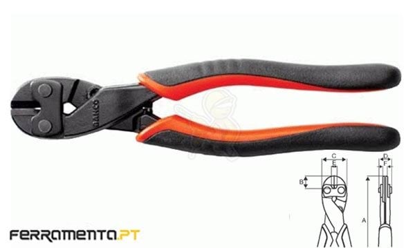 Alicate de Corte Frontal 208mm Bahco 1520G