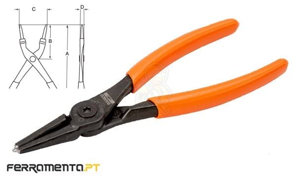 Alicate de Freios Reto Interior 300mm Bahco 2800-300