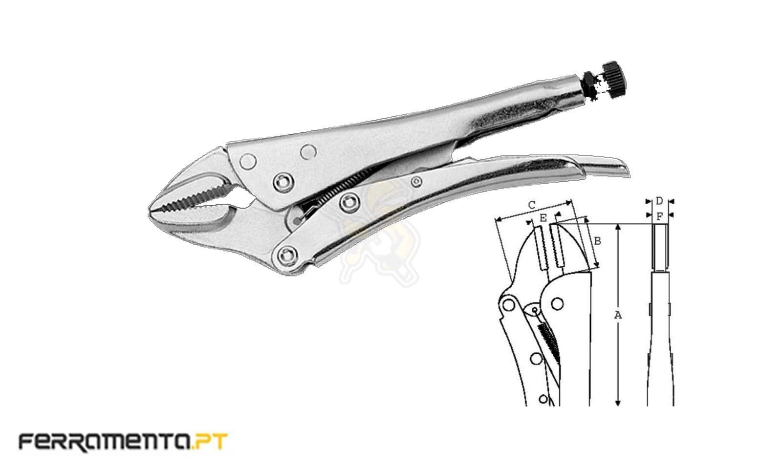 Alicate de Pressão com Cortador Bahco 2958-200