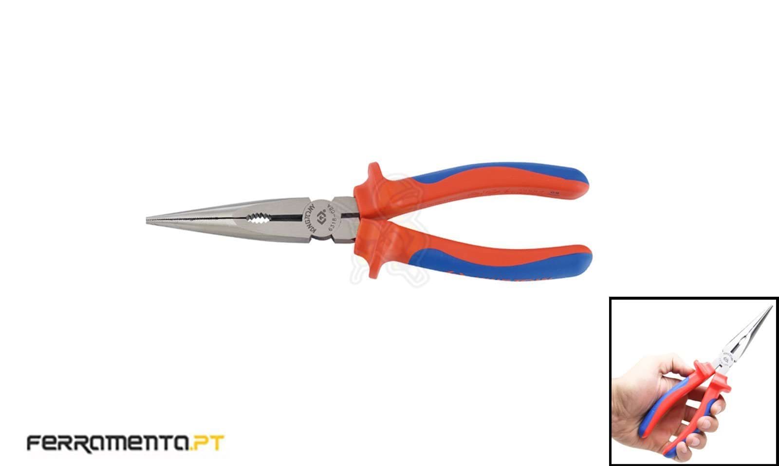 Alicate Pontas VDE 210mm King Tony 6318-08A