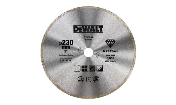 Anel Contínuo P/ Corte De Ladrilhos 230x22.2mm Dewalt DT40207-QZ