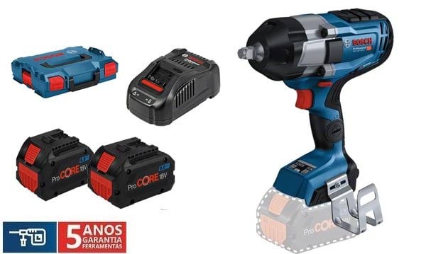 Aparafusadora de impacto 1/2" GDS 18V-1000 C Professional BOSCH 06019J8002