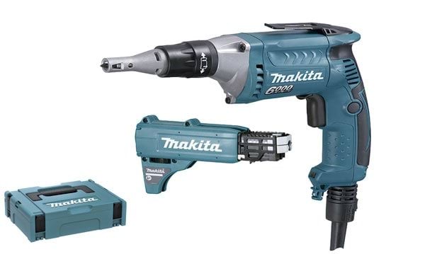 Aparafusadora de Pladur Makita FS6300RJX2 + Adaptador