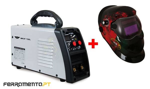 Great Tool Aparelho de Soldar Fury 1700 PRO+Máscara Hawker PT