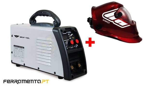 Great Tool Aparelho de Soldar Fury 1700 PRO+Máscara Hawker
