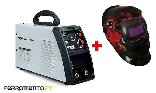 Great Tool Aparelho de Soldar Fury 2100 PRO+Máscara Hawker PT