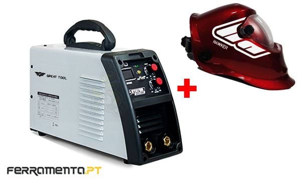 Great Tool Aparelho de Soldar Fury 2100 PRO+Máscara Hawker