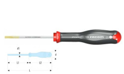 Chave Para Parafuso Fenda 5.5X100mm Facom AT5.5X100