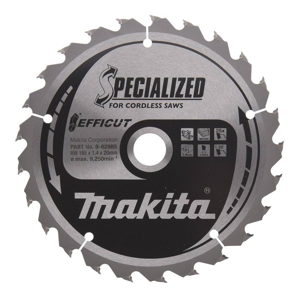 Makita Disco Tct 165x25 Madeira Effic