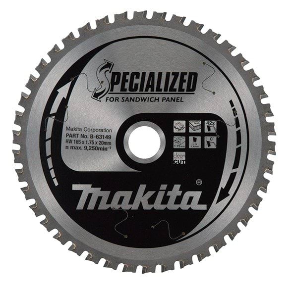 Makita Disco TCT 165x20x42D Sandwich 