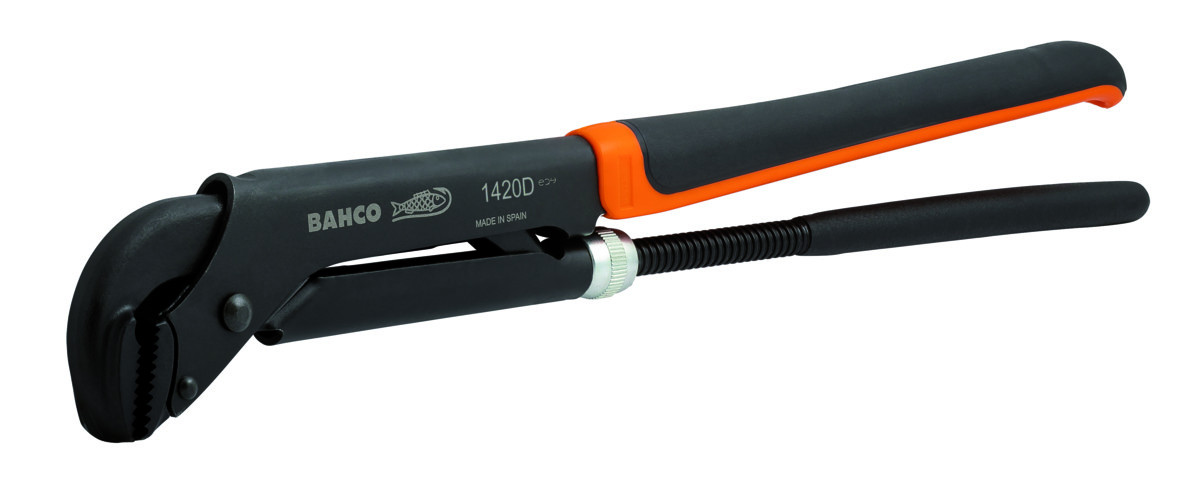 1" Chave de cano de 90° ERGO™ modelo sueco com haste suave ao toque - 12-1/2" Bahco 1410D