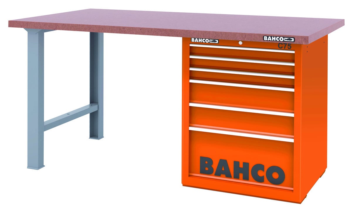 Painéis de alta resistência para pendurar ferramentas com estrutura reforçada Bahco 1495KH6RDWB18TD