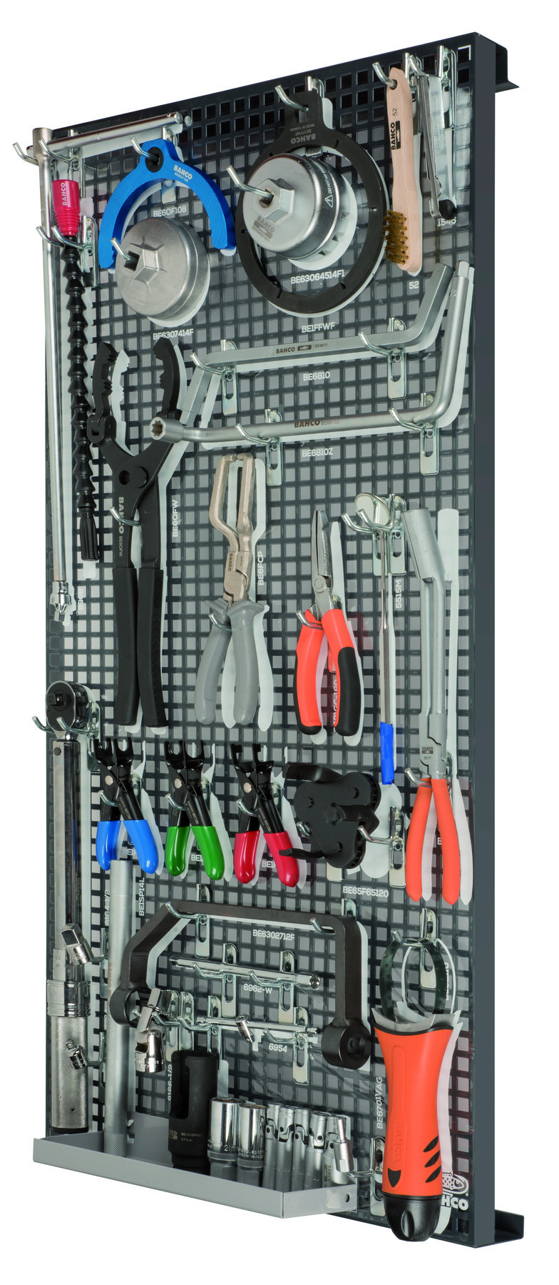 Painel para kit de ferramentas para reparação auto - 34 peças Bahco 1495TP-AUTO-M3