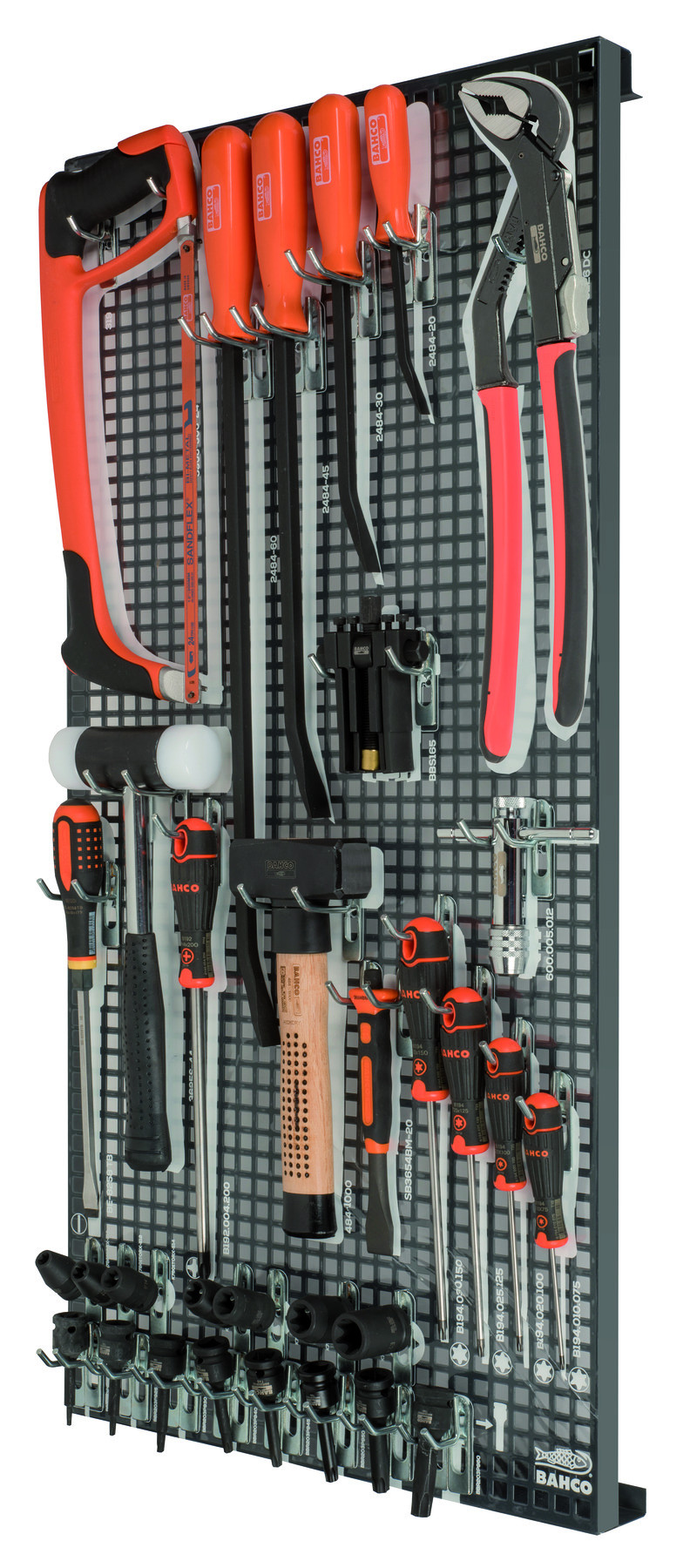 Painel para kit de ferramentas para reparação auto - 32 peças Bahco 1495TP-AUTO-M5