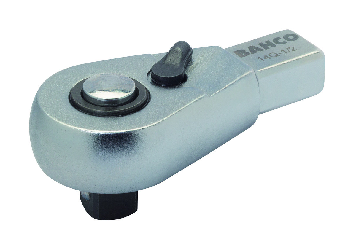 Cabeça de roquete de tipo pera com desengate rápido e conector retangular Bahco 9Q-1/4